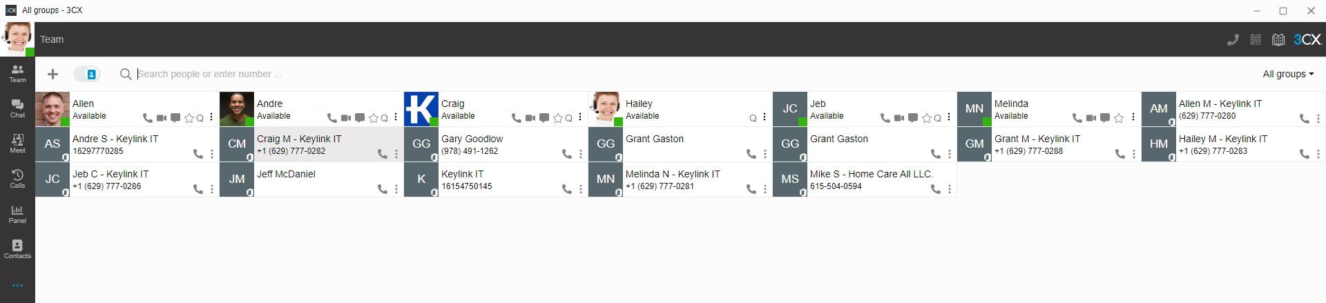 3CX how to manage status and queues