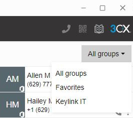 3CX how to edit team view