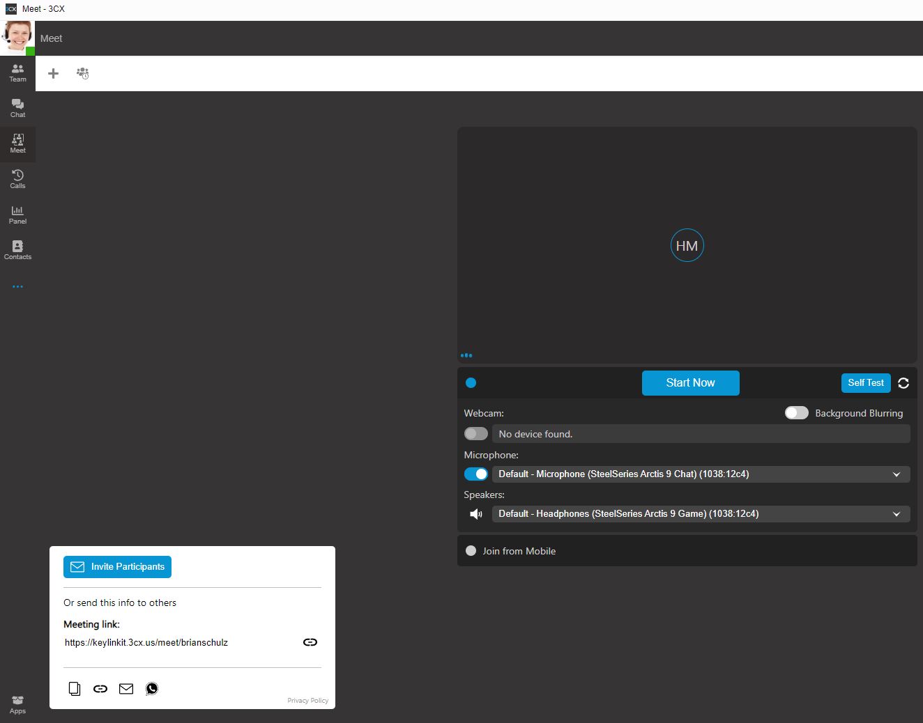 3CX video conference