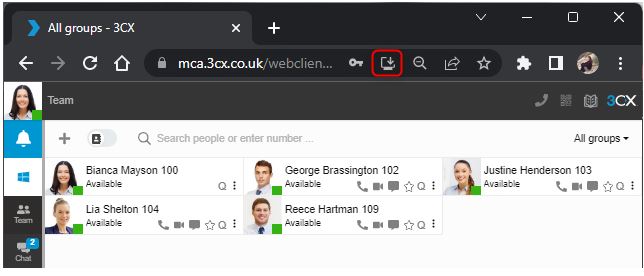 3CX PWA