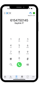 Screenshot: 5 Once done, your extension is set up and you are all set to make calls!