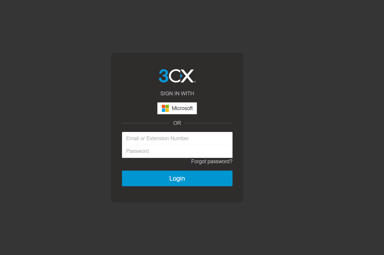 3cx_web_console_login_screen