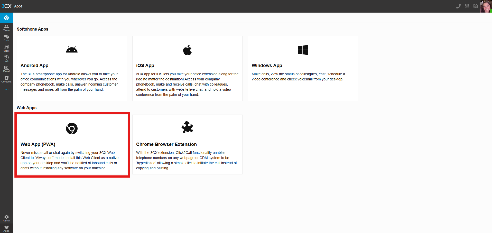 3cx_webclient_all_applications_red