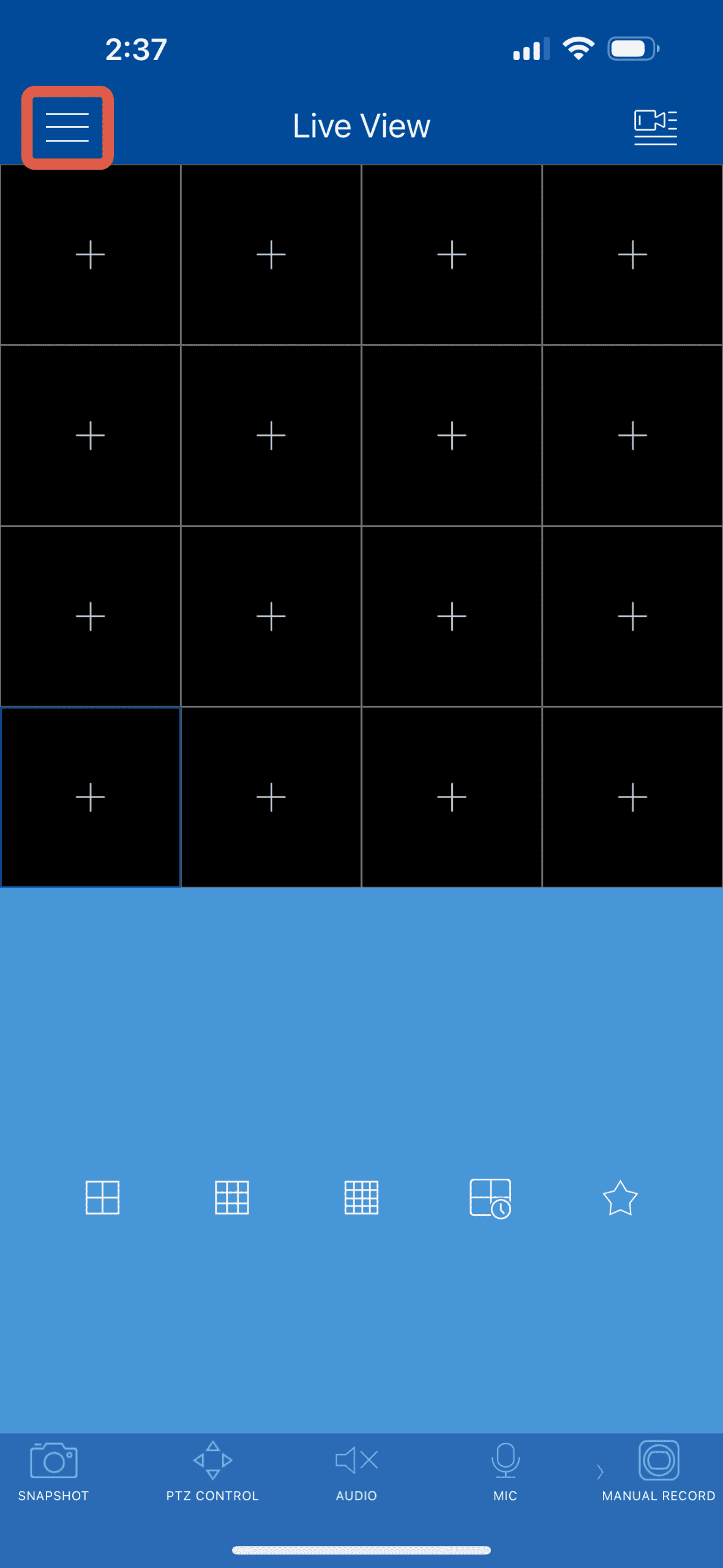 Screenshot: Select DVR/NVR/IP Camera